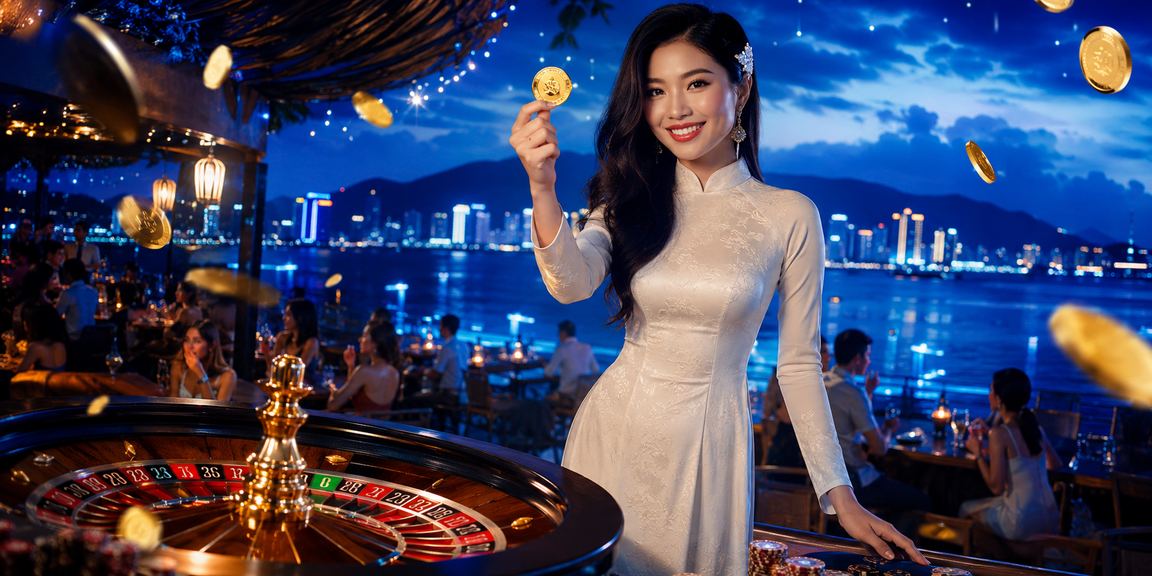 Roulette và live casino Nha Trang Không gian Nha Trang minh họa roulette và live casino trong danh mục bo3